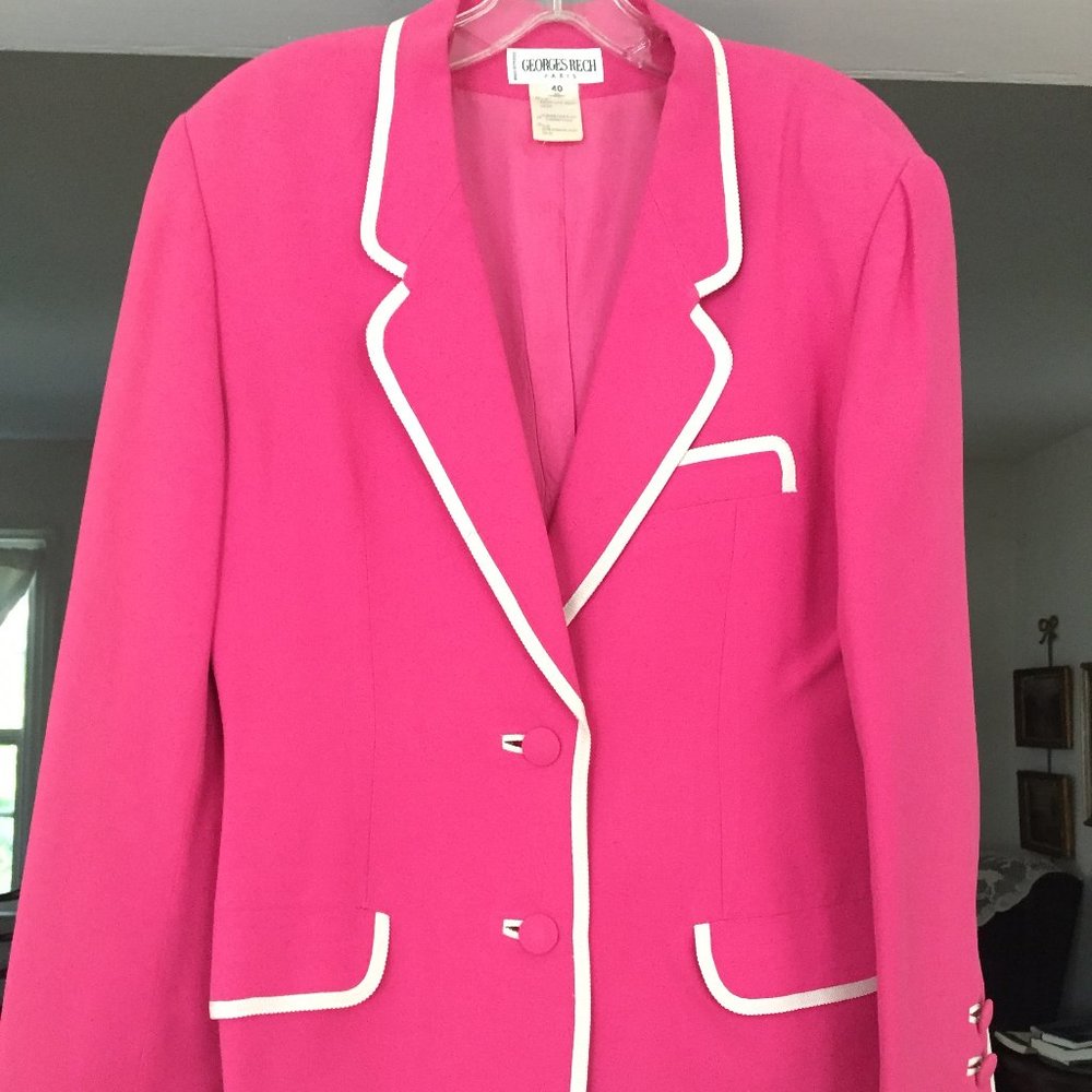 Trendy Pink Georges Reich Blazer